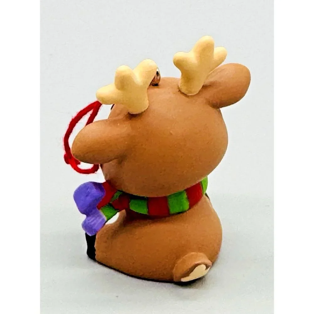 Hallmark Keepsake Mistletoe Frog Little Reindeer Moose Sweet Treat‎ Elf Lot of 4
